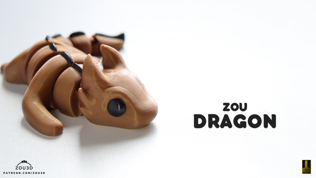 Zou Dragon 3D Print | Mythical &amp; Magical Decor