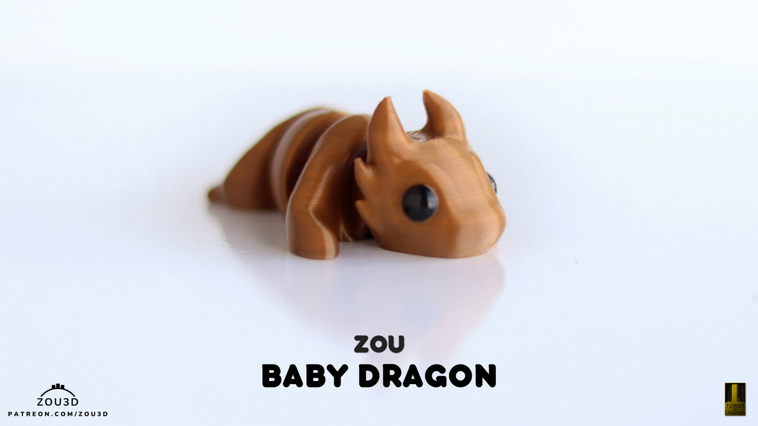 Baby Dragon 3D Print | Cute Mythical Decor