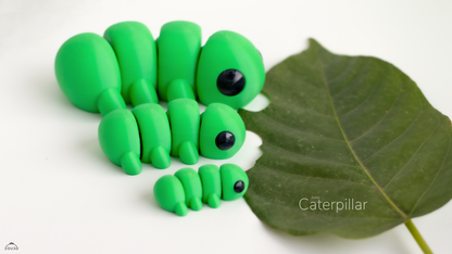 Baby Caterpillar 3D Print | Cute &amp; Whimsical Decor