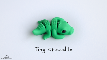 Tiny Crocodile 3D Print | Playful Reptile Decor