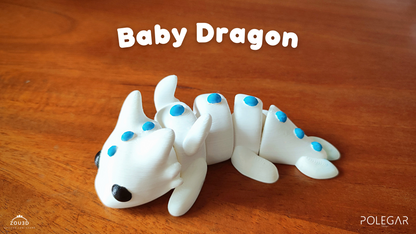 Baby Dragon 3D Print | Mythical Creature Figurine