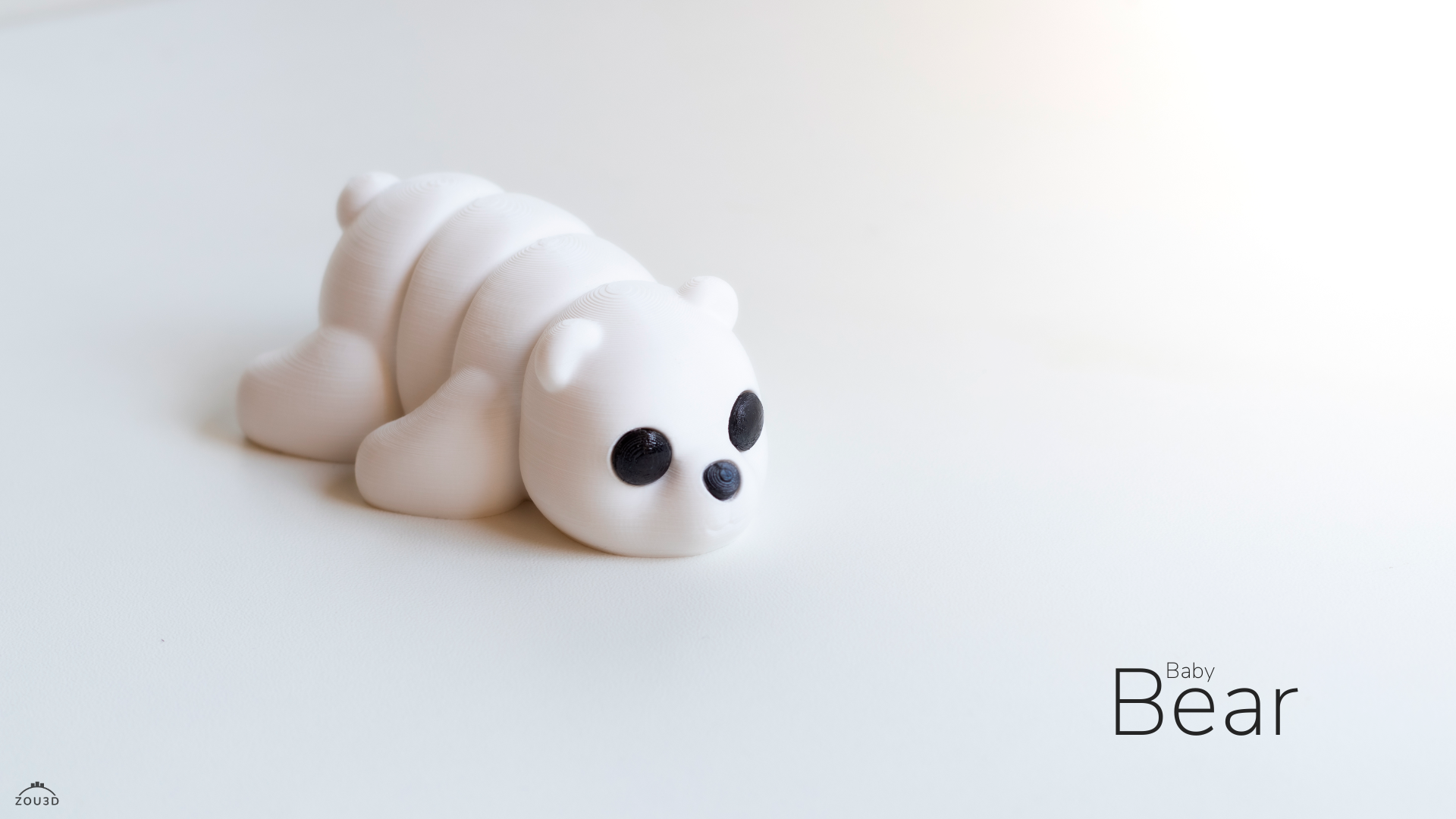 Baby Bear 3D Print | Adorable Plush Toy for Nurseries