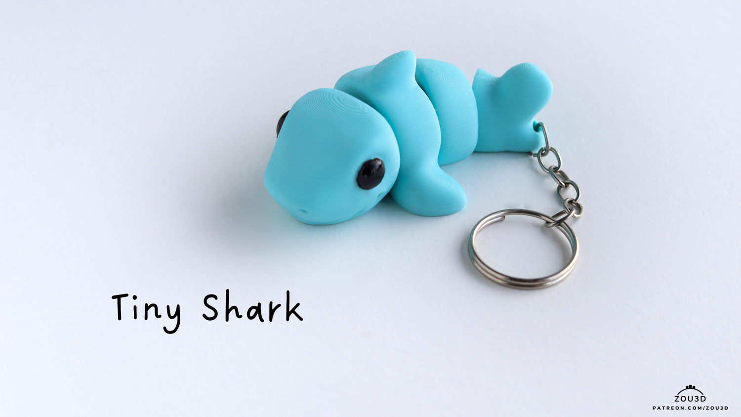 Tiny Shark 3D Print | Playful and Quirky Decor