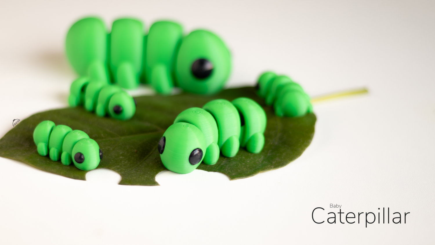 Baby Caterpillar 3D Print | Cute &amp; Whimsical Decor