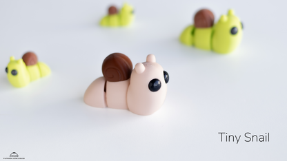 Tiny Snail 3D Print | Cute &amp; Quirky Desk Decor