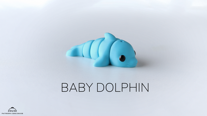 Baby Dolphin 3D Print | Cute &amp; Playful Decor