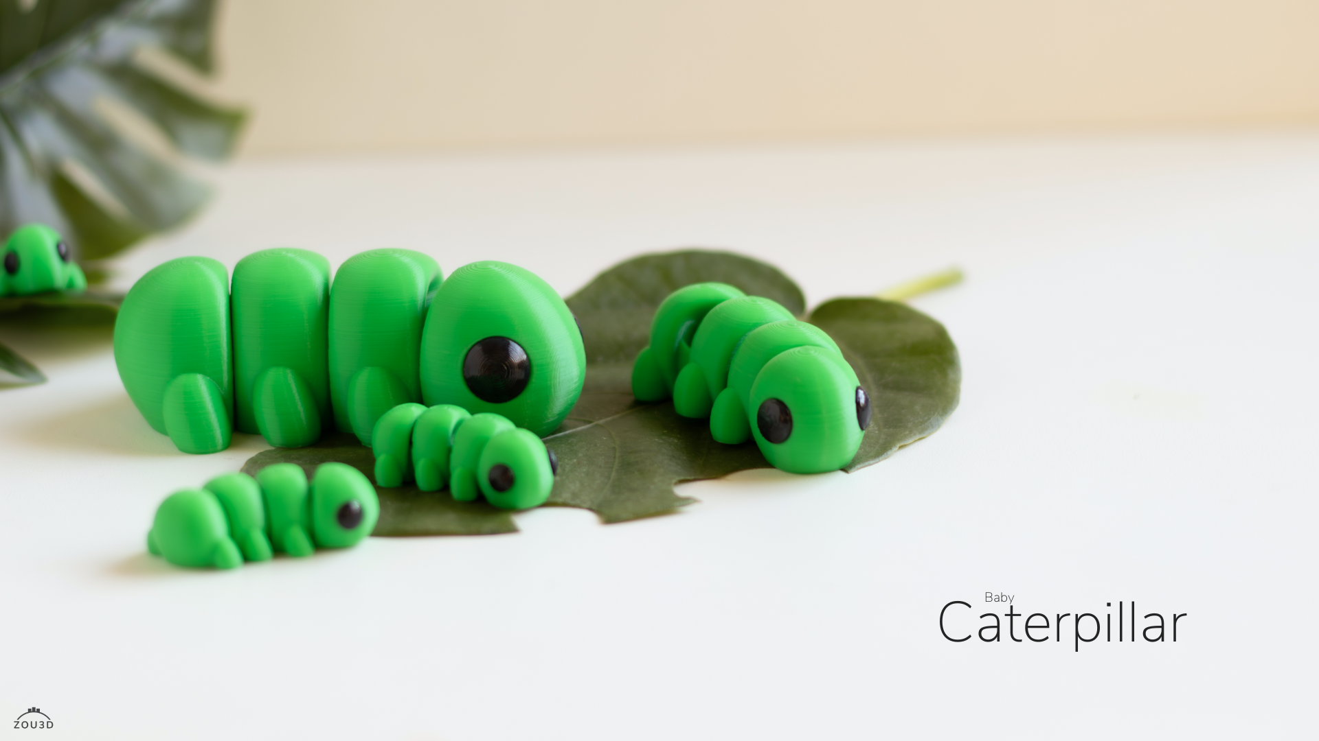 Baby Caterpillar 3D Print | Cute &amp; Whimsical Decor