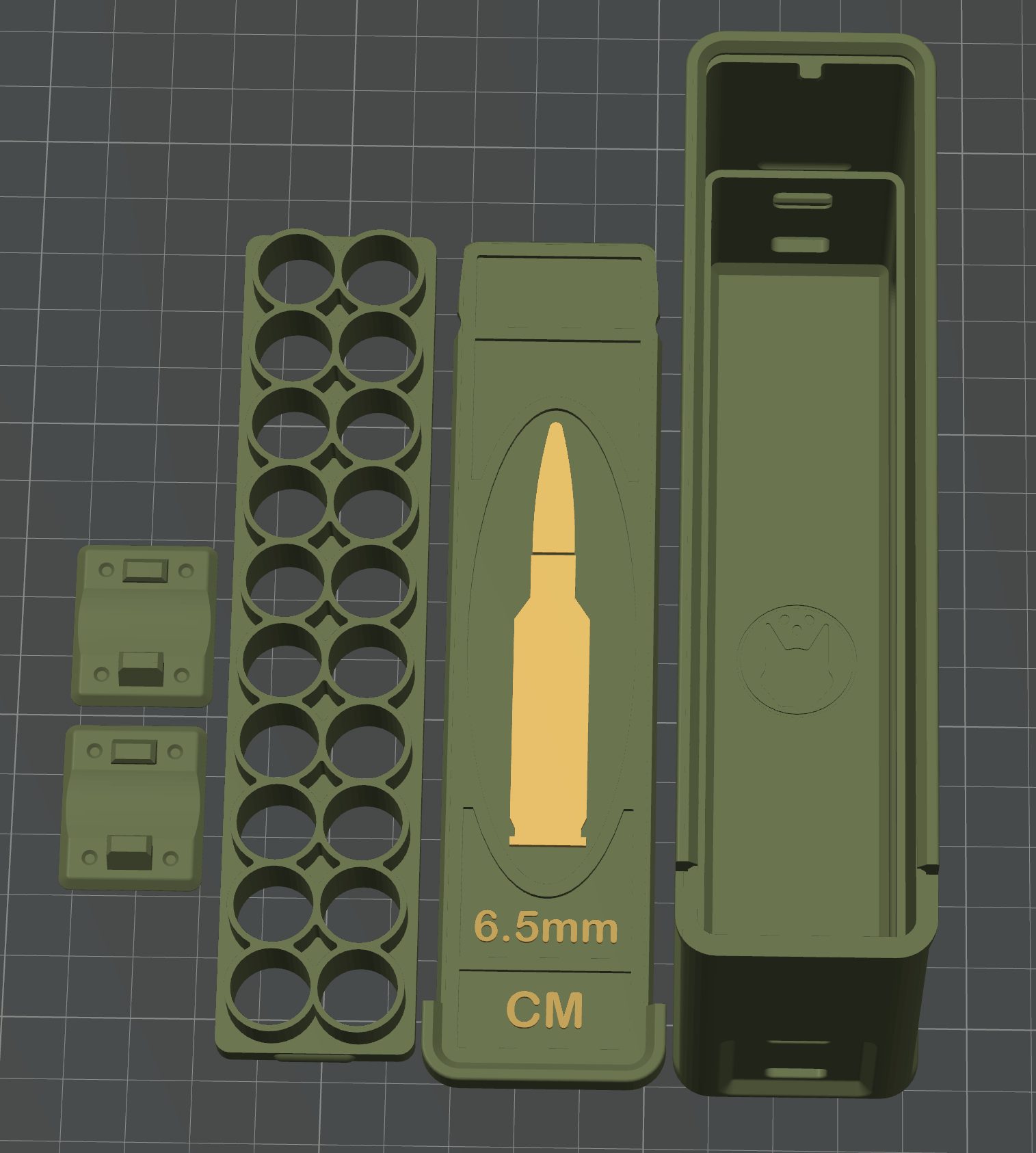 6.5 Creedmoor 20-Round Ammo Storage Box