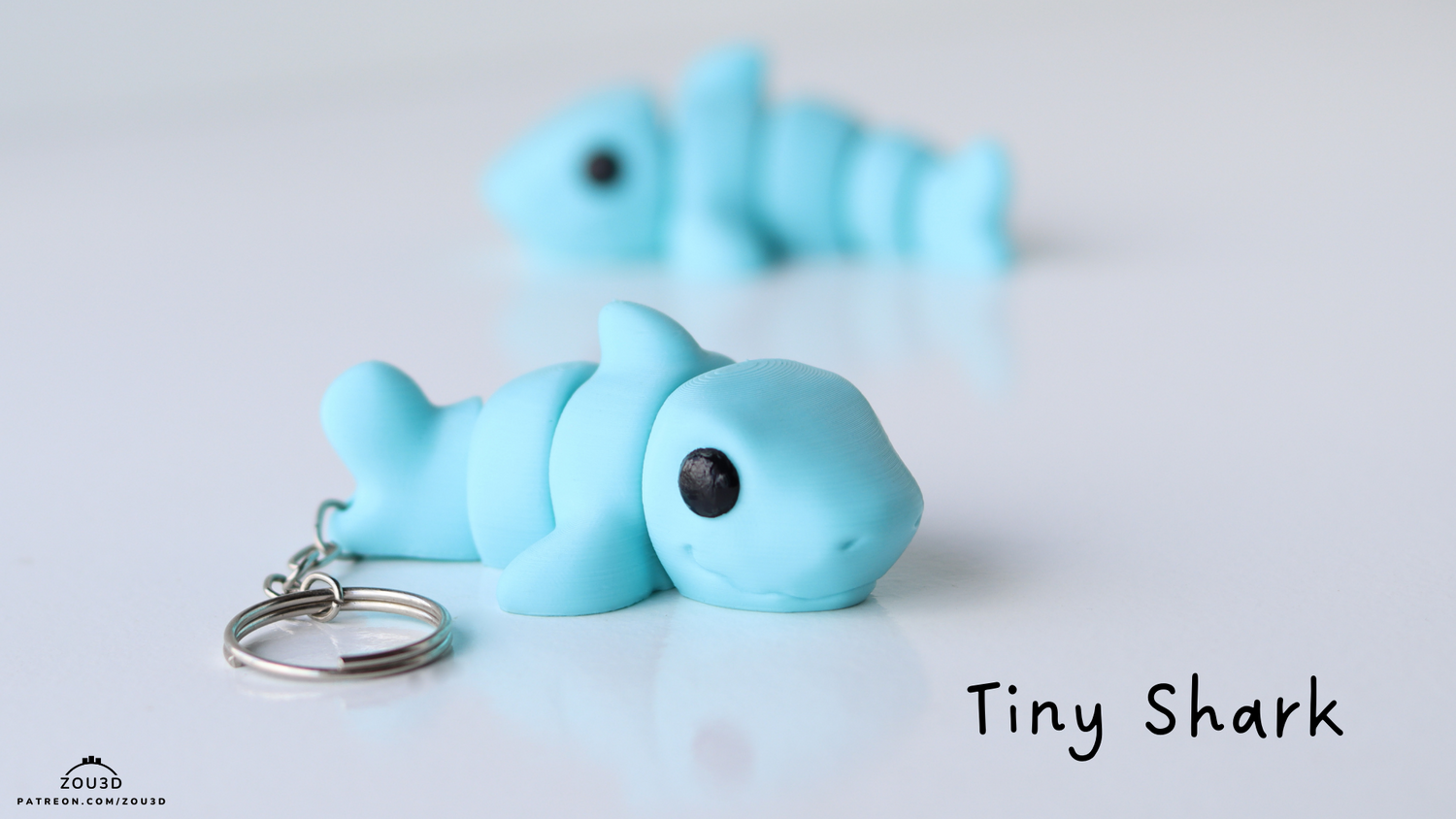 Tiny Shark 3D Print | Playful and Quirky Decor