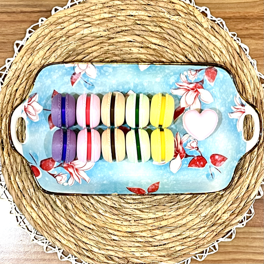 Macaron fidget clicker with a mechanical keyboard switch inside, 3D printed