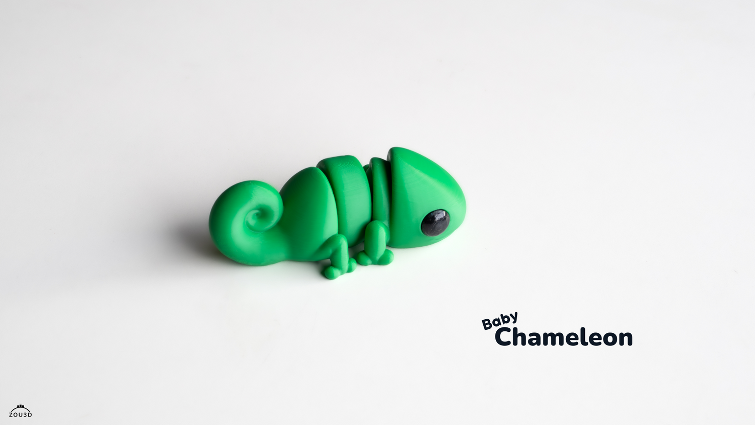 Baby Chameleon 3D Print | Adorable &amp; Colorful Decor