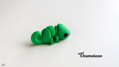 Baby Chameleon 3D Print | Adorable &amp; Colorful Decor