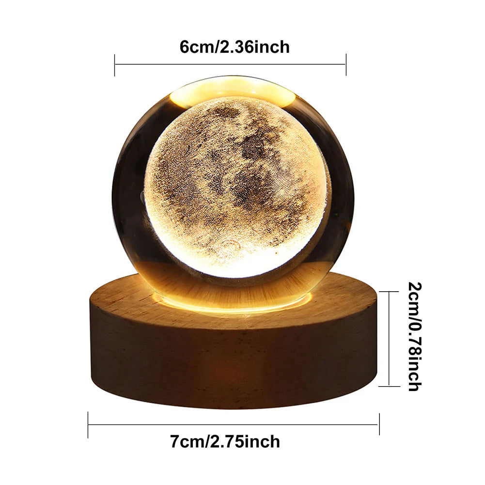 Galaxy Crystal Ball Lamp