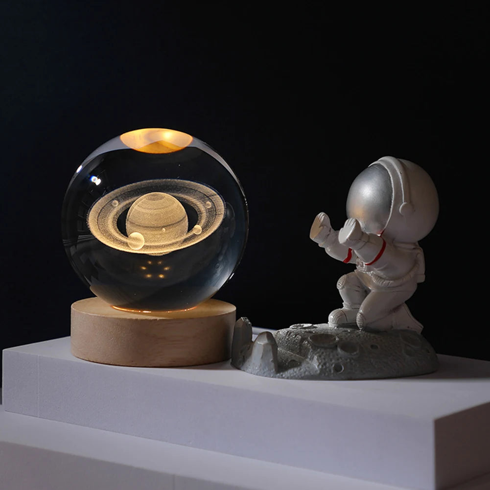 Galaxy Crystal Ball Lamp