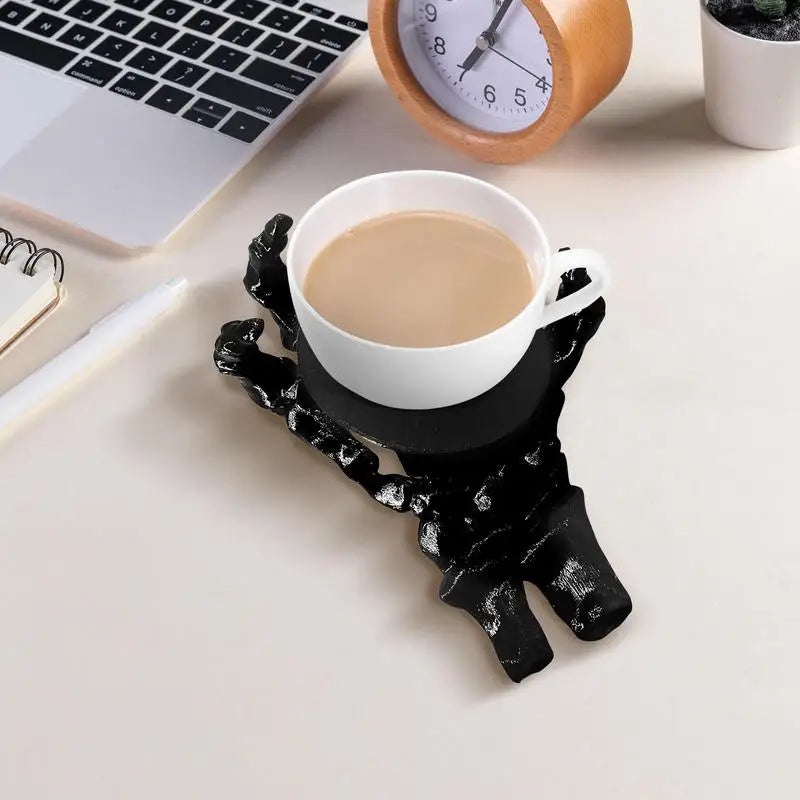 Gothic Skull Hand Coasters