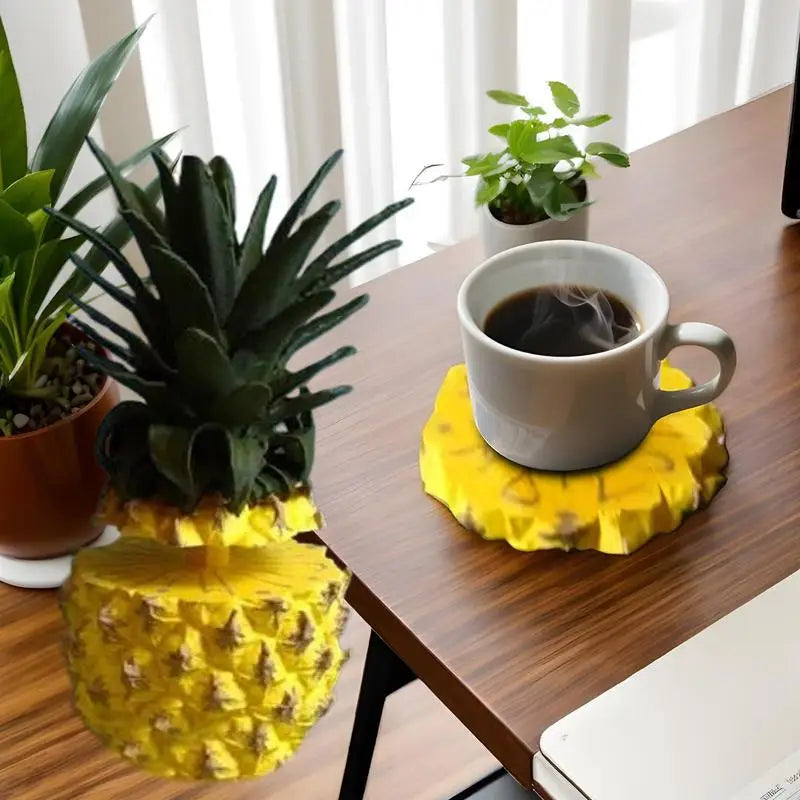 Kawaii 3D Pineapple Coaster