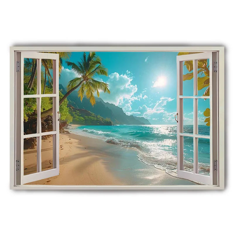 Sunset Beach Canvas Art