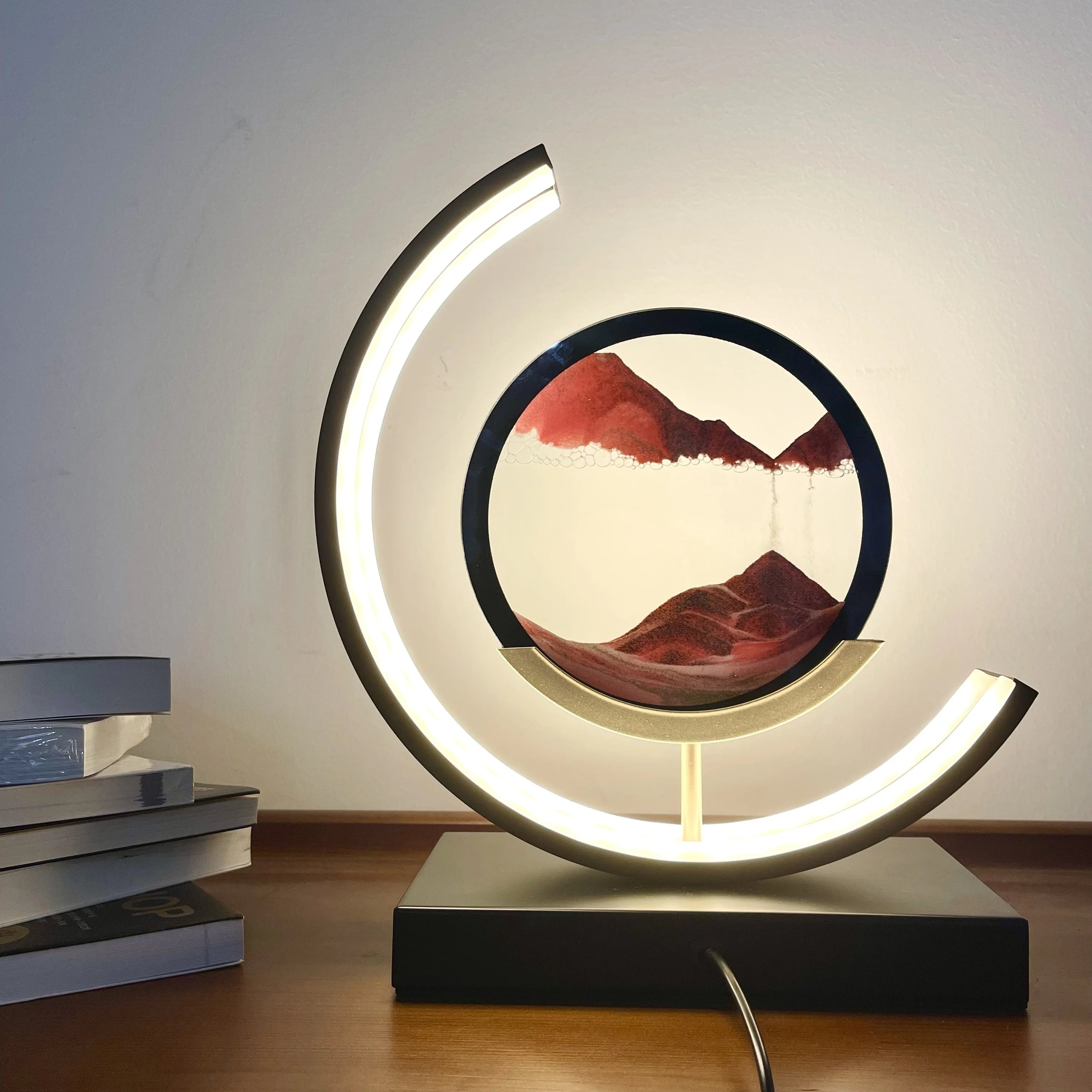 3D Moving Sand Art Lamp