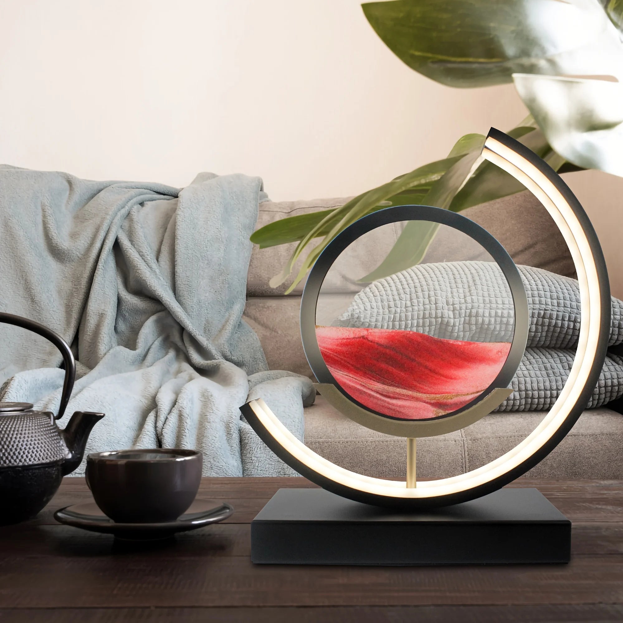 3D Moving Sand Art Lamp