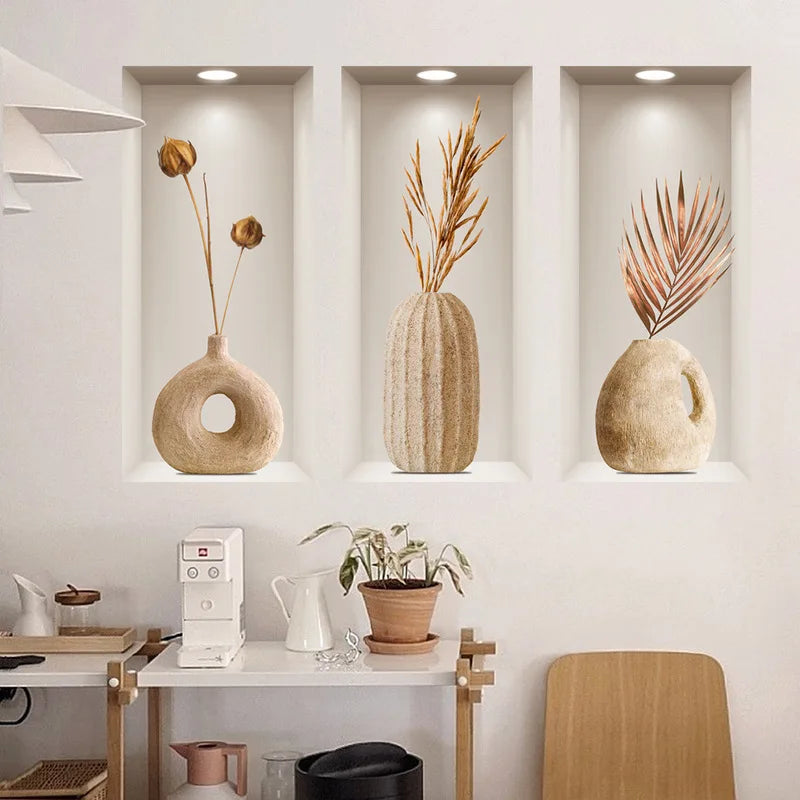 3D Plant Wall Stickers