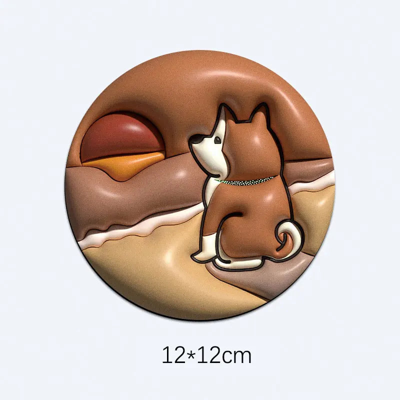 3D Animal Silicone Coasters