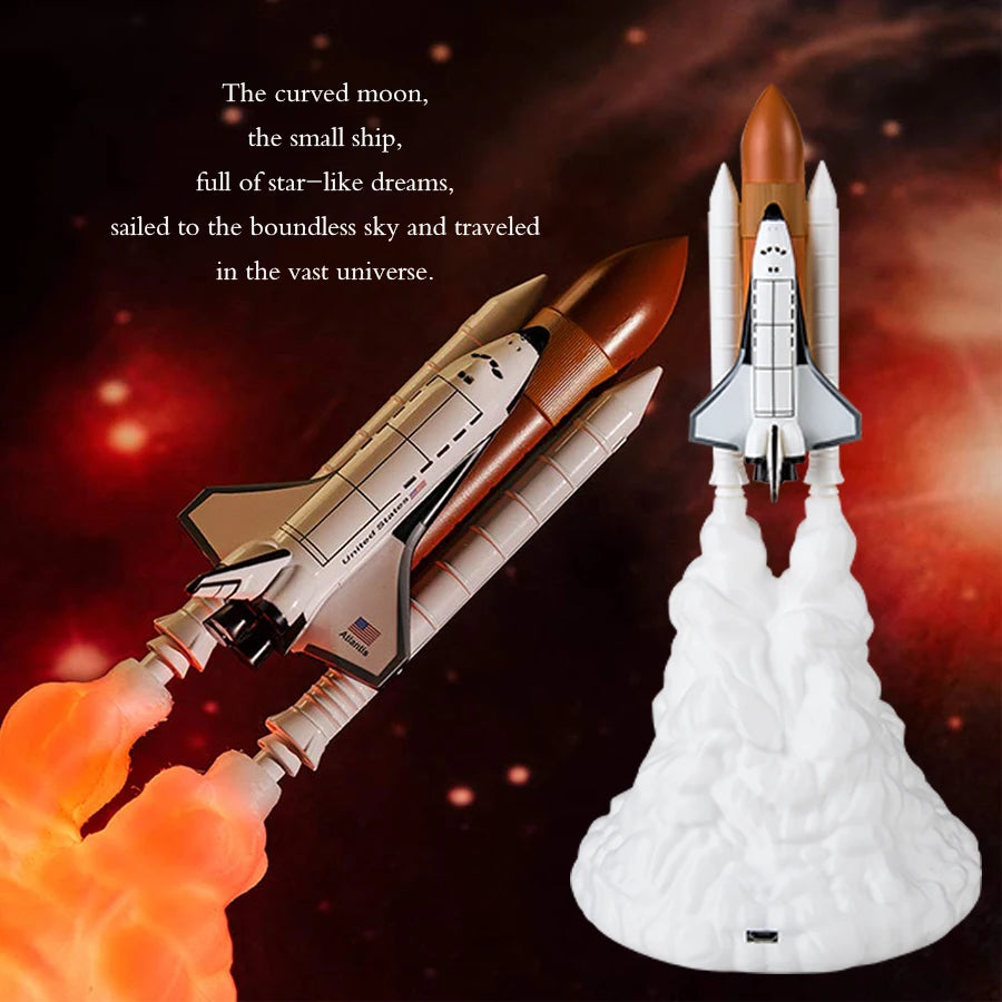 Space Shuttle LED Lamp