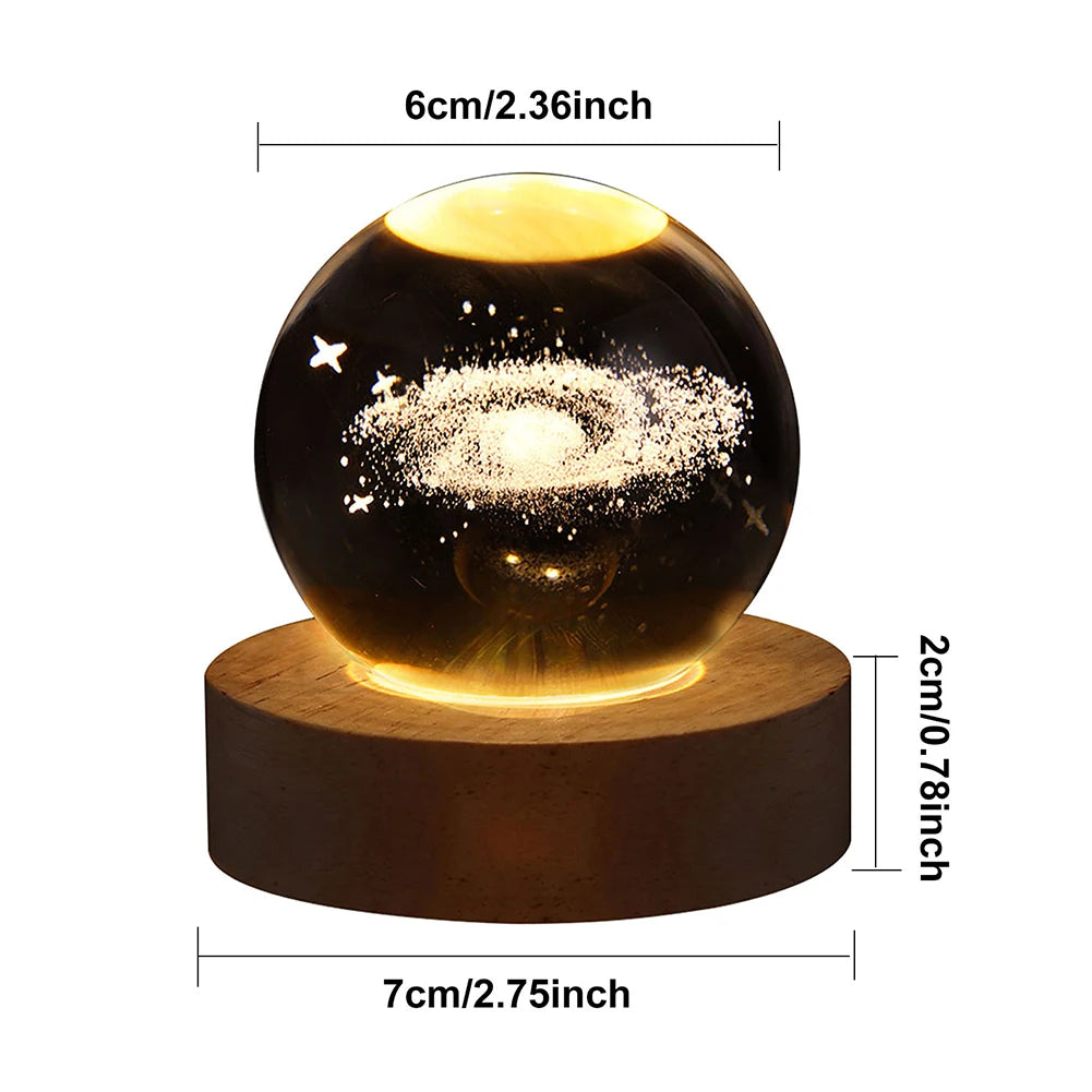 Galaxy Crystal Ball Lamp