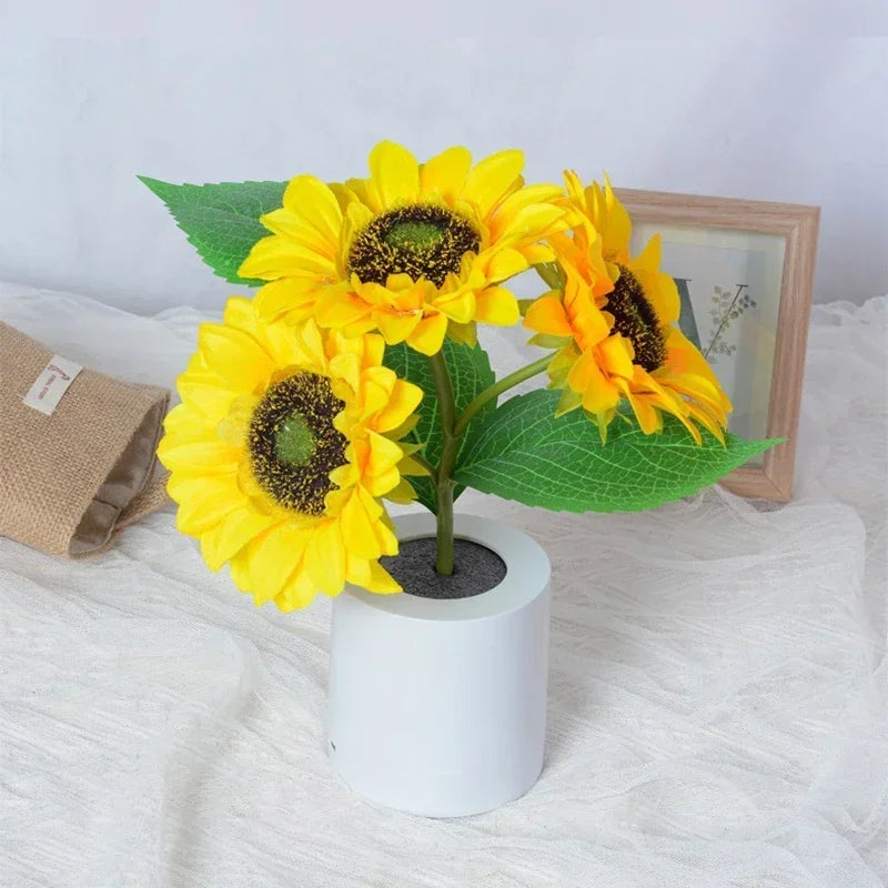 3 LED Sunflower Night Light