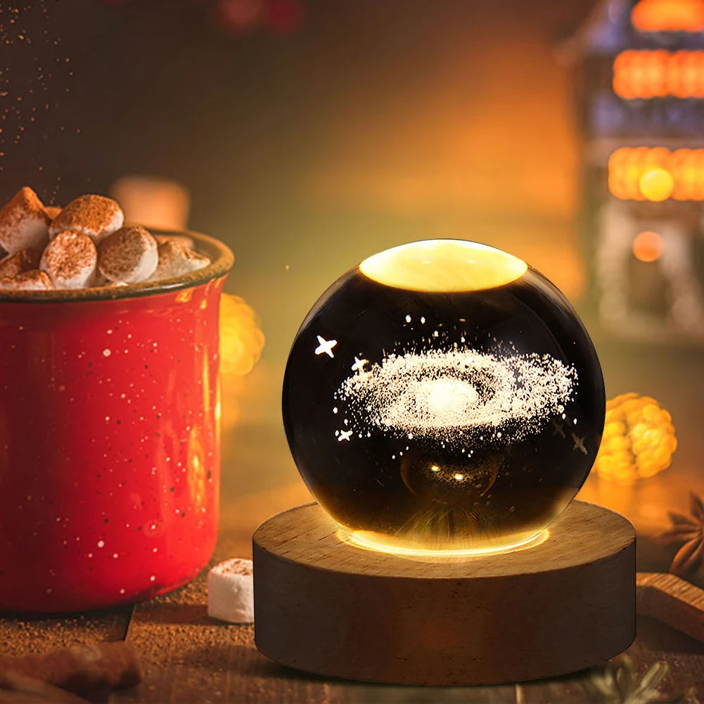 Galaxy Crystal Ball Lamp