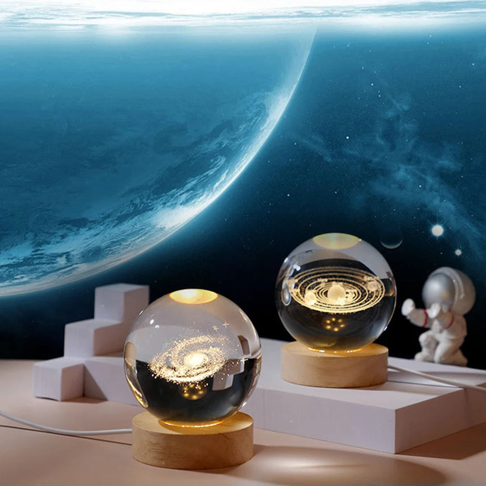 Galaxy Crystal Ball Lamp