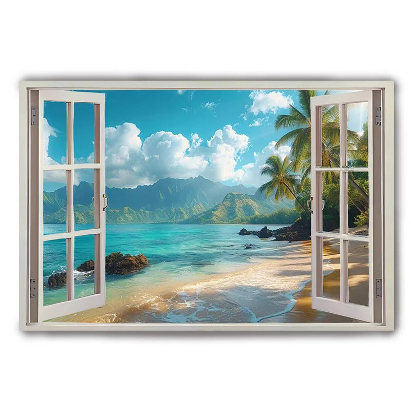 Sunset Beach Canvas Art