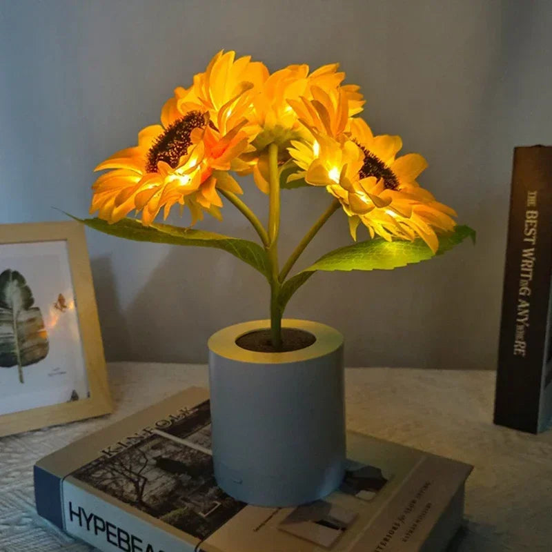 3 LED Sunflower Night Light