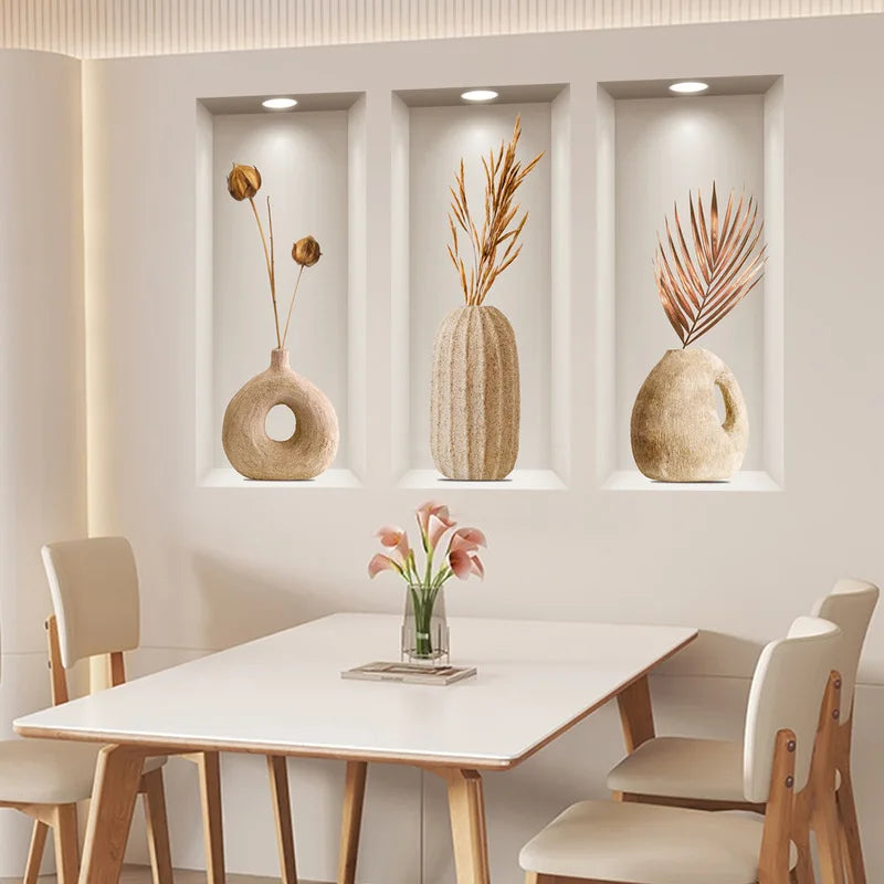 3D Plant Wall Stickers