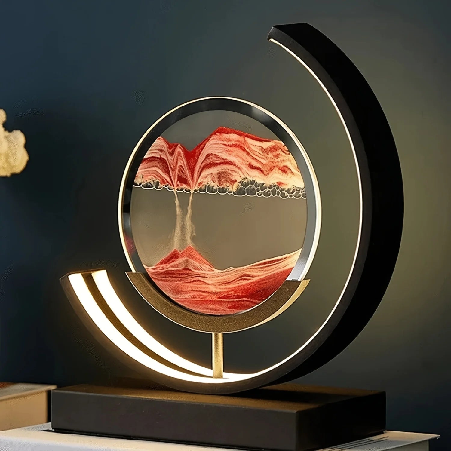 3D Moving Sand Art Lamp