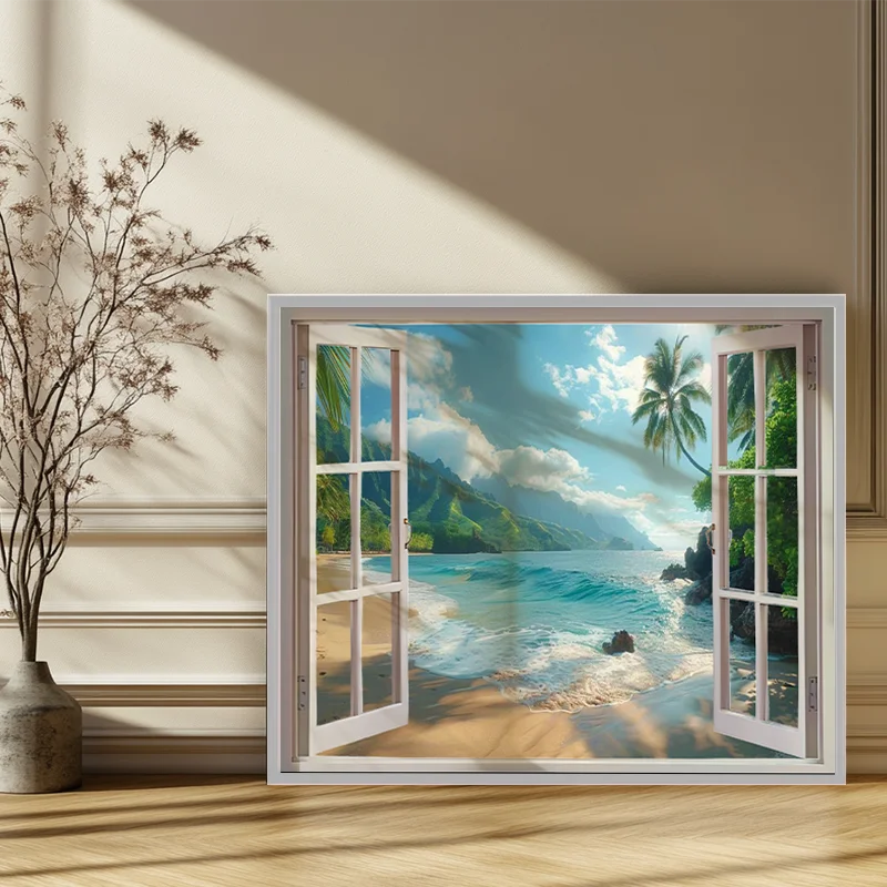 Sunset Beach Canvas Art