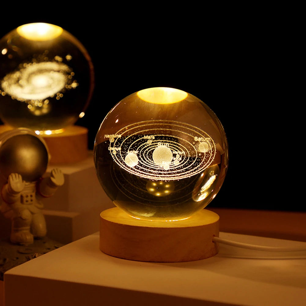 Galaxy Crystal Ball Lamp