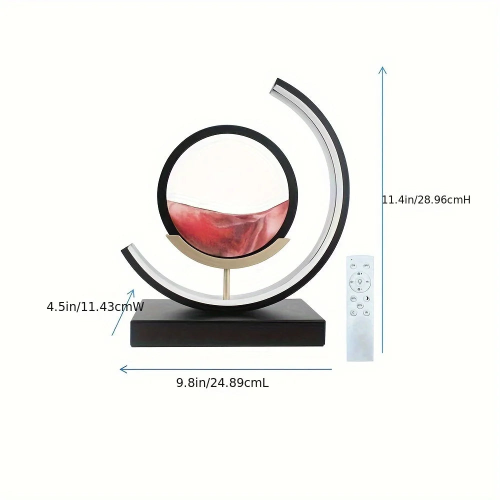 3D Moving Sand Art Lamp