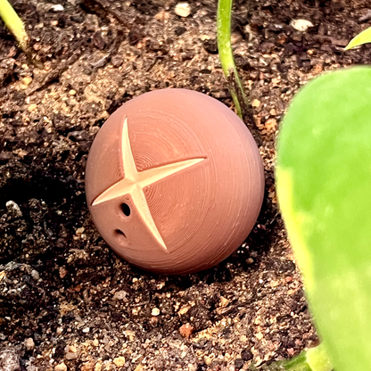 Shiitake mushroom fidget clicker, 3D printed desk toy. Design by Click Bait.