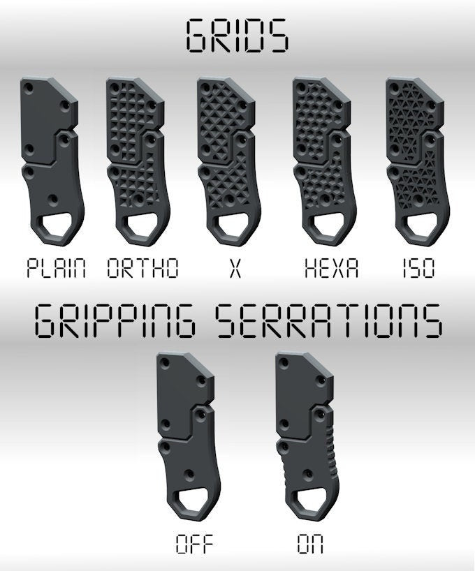 EDGE - 3D printed fixed blade utility knife