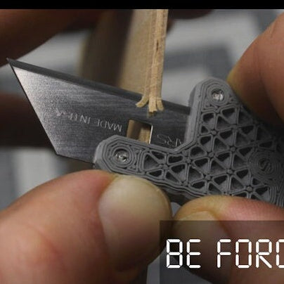 EDGE - 3D printed fixed blade utility knife