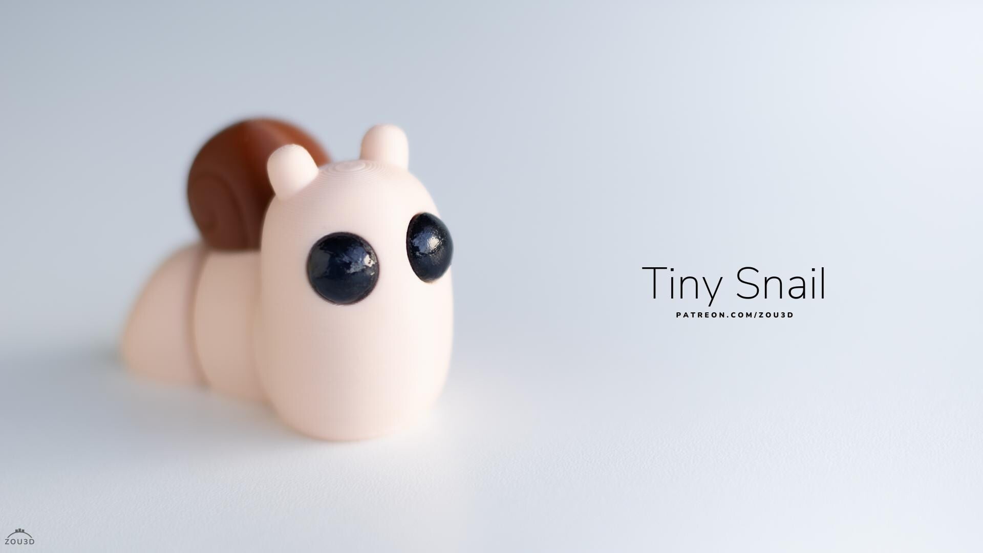 Tiny Snail 3D Print | Cute & Quirky Desk Decor